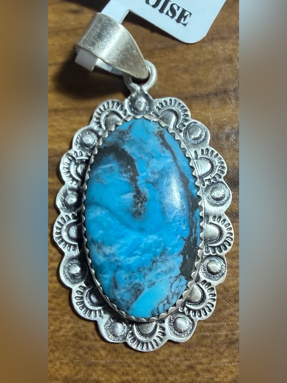 Ithaca Peak Turquoise Sterling Silver Pendant – New